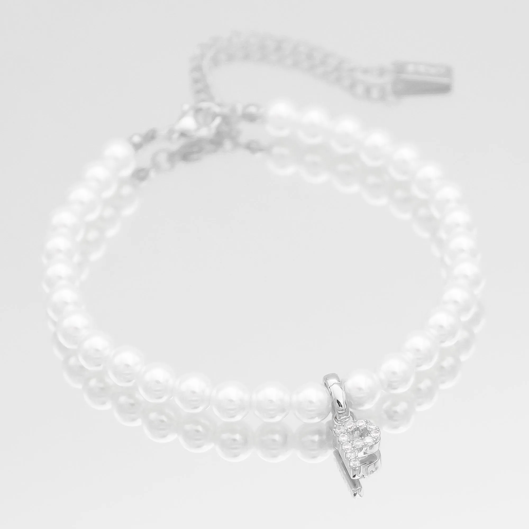 ICY Pearl Initial Anklet