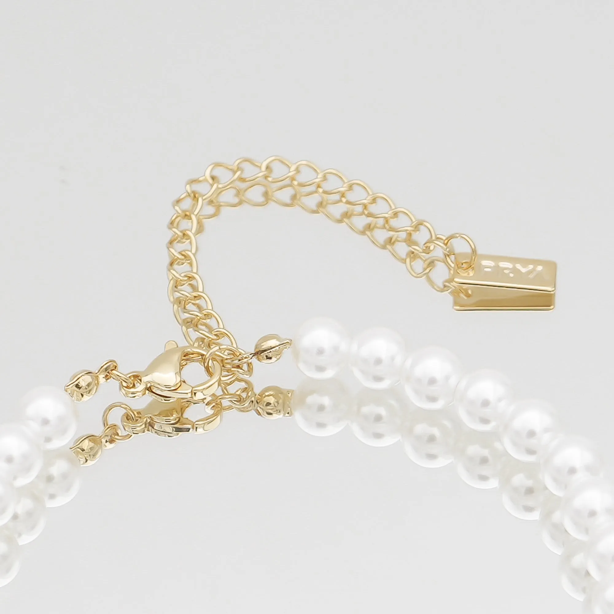 ICY Pearl Initial Anklet