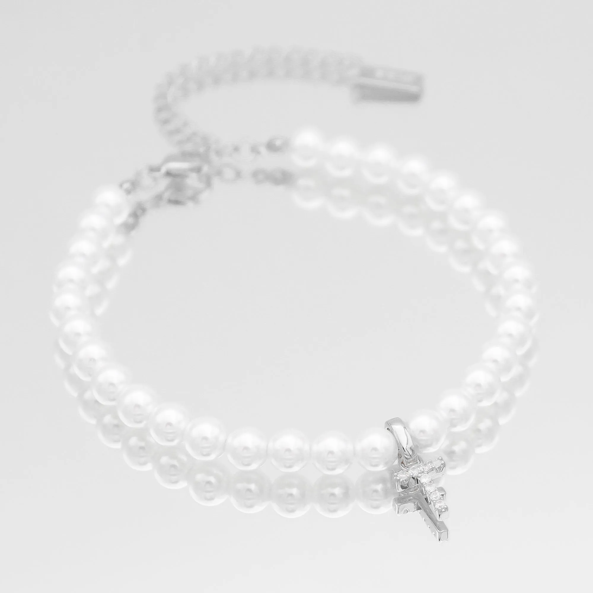 ICY Pearl Initial Anklet