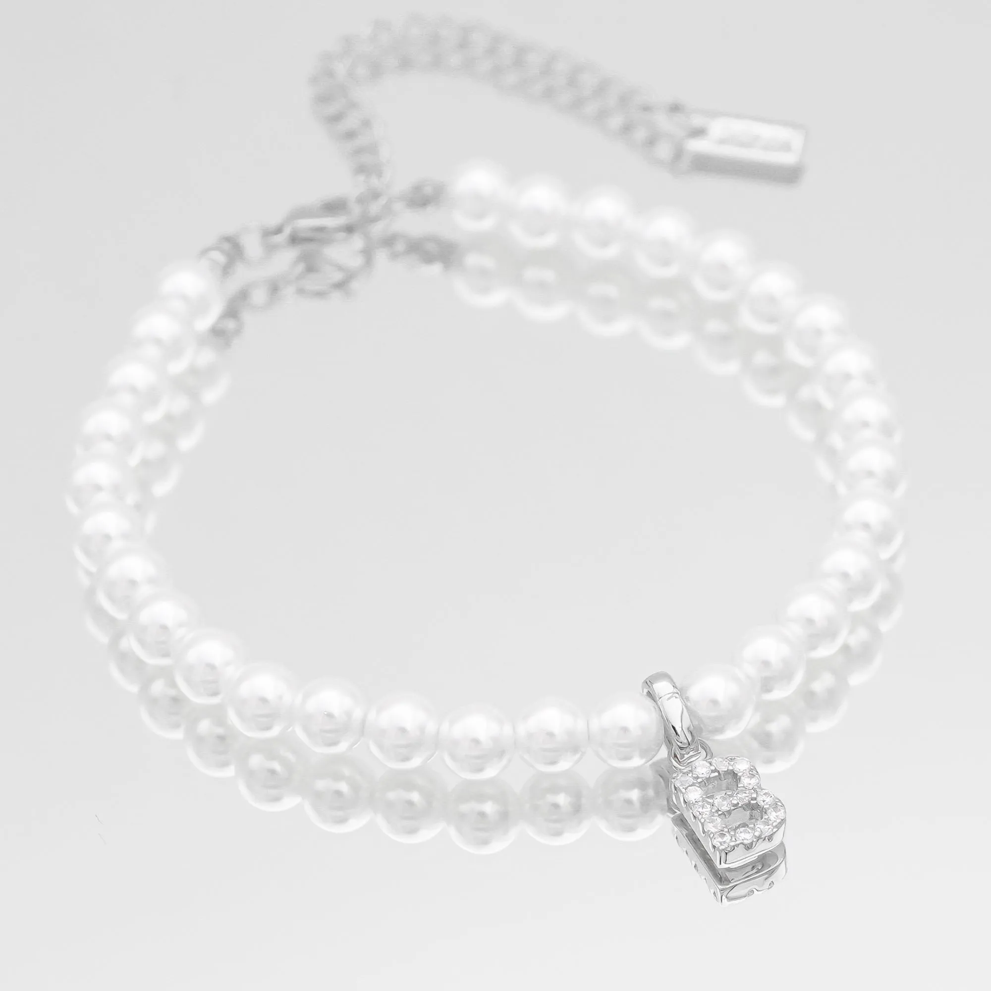 ICY Pearl Initial Anklet