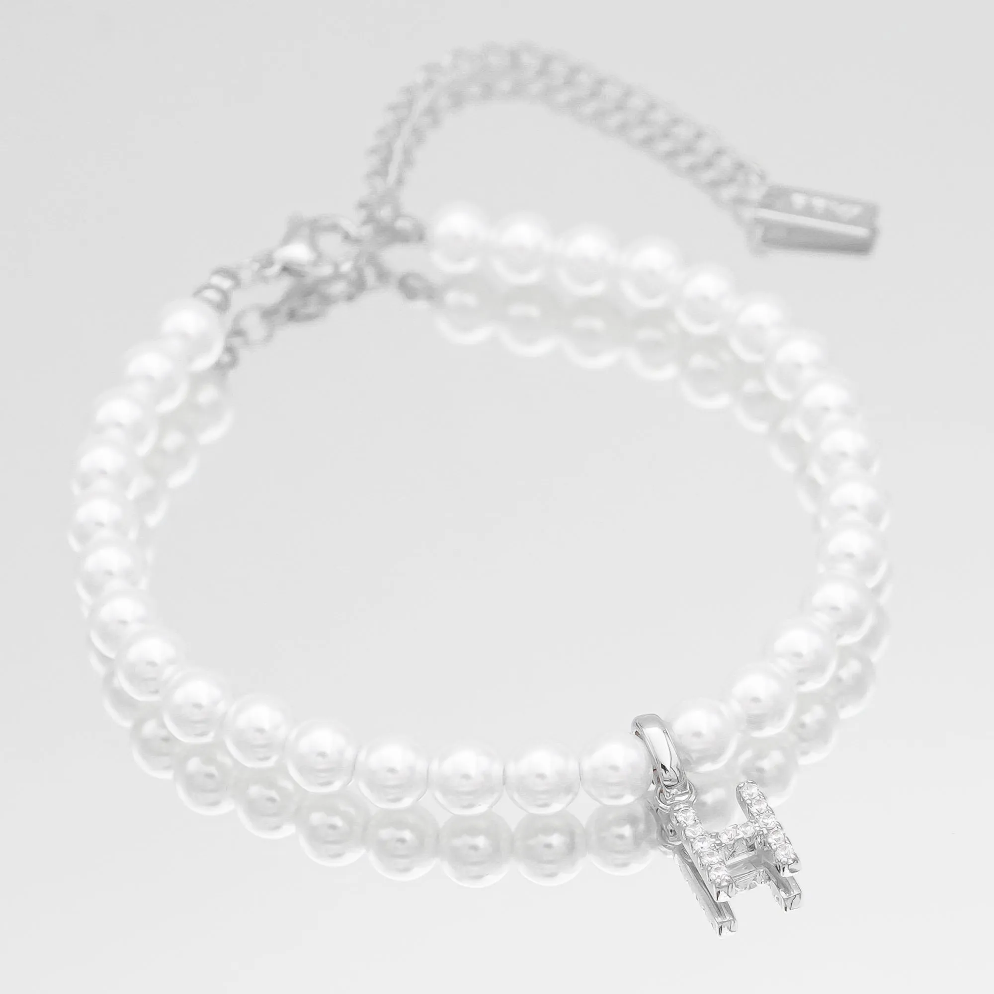 ICY Pearl Initial Anklet