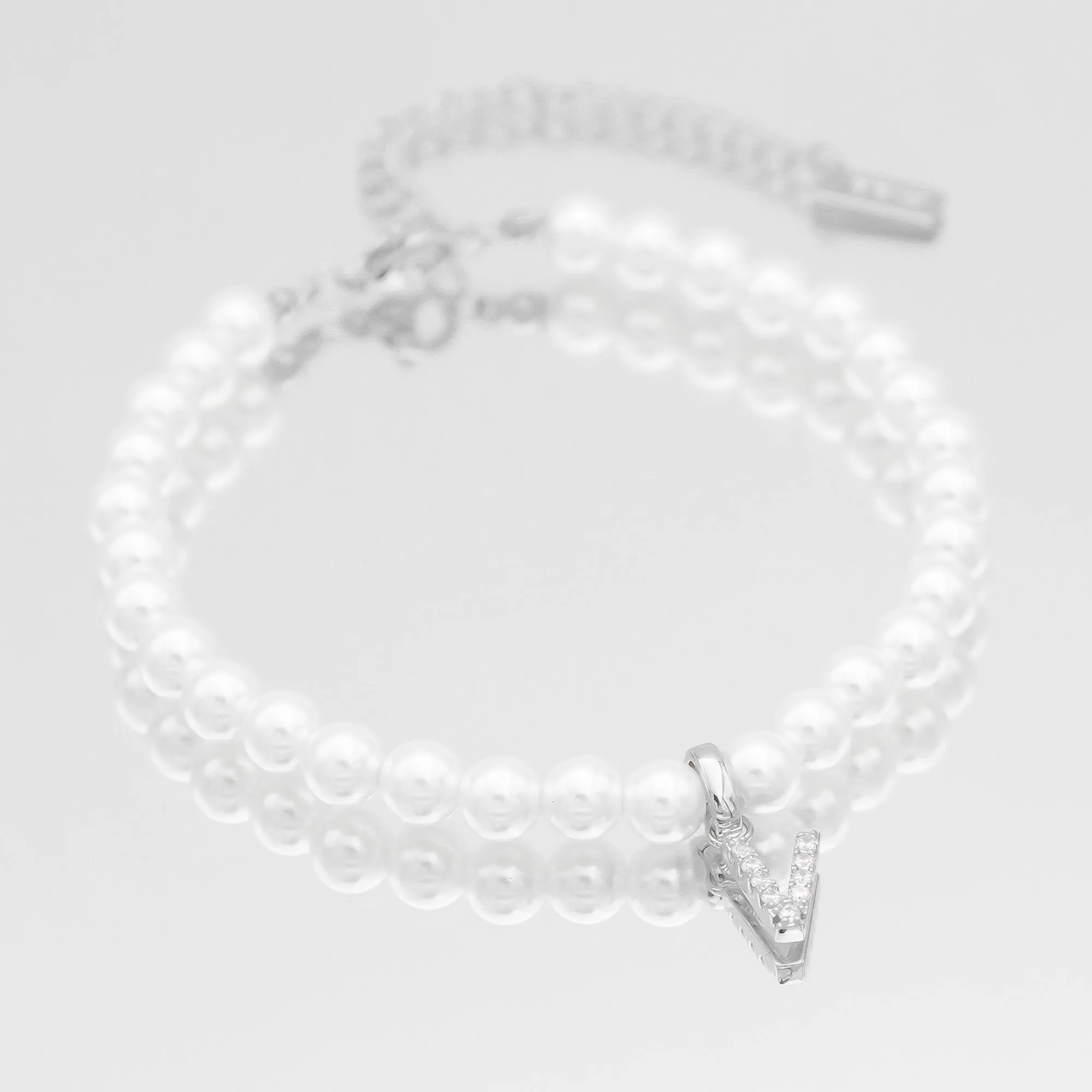 ICY Pearl Initial Anklet