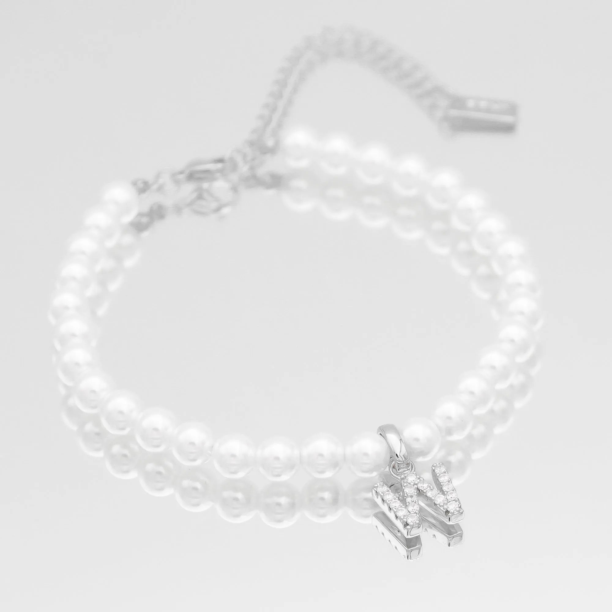 ICY Pearl Initial Anklet