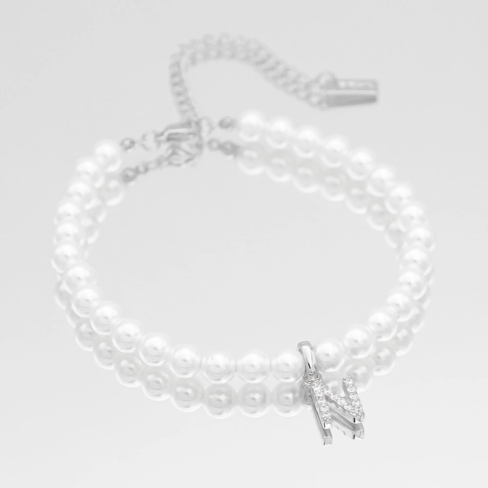 ICY Pearl Initial Anklet