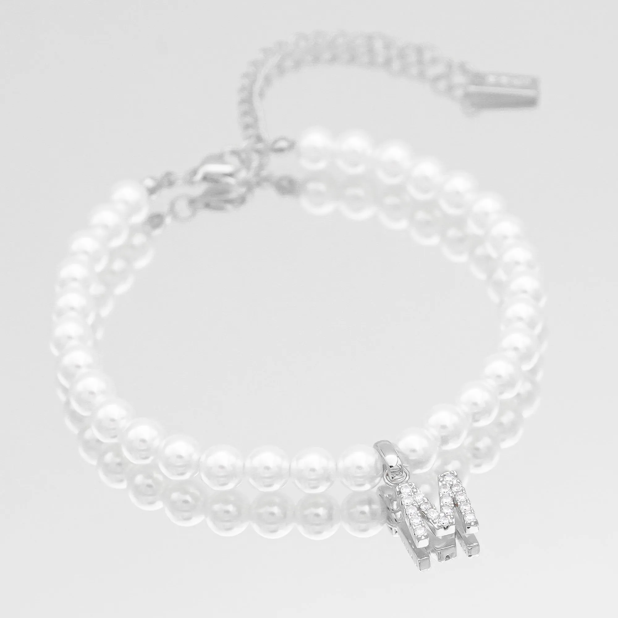 ICY Pearl Initial Anklet