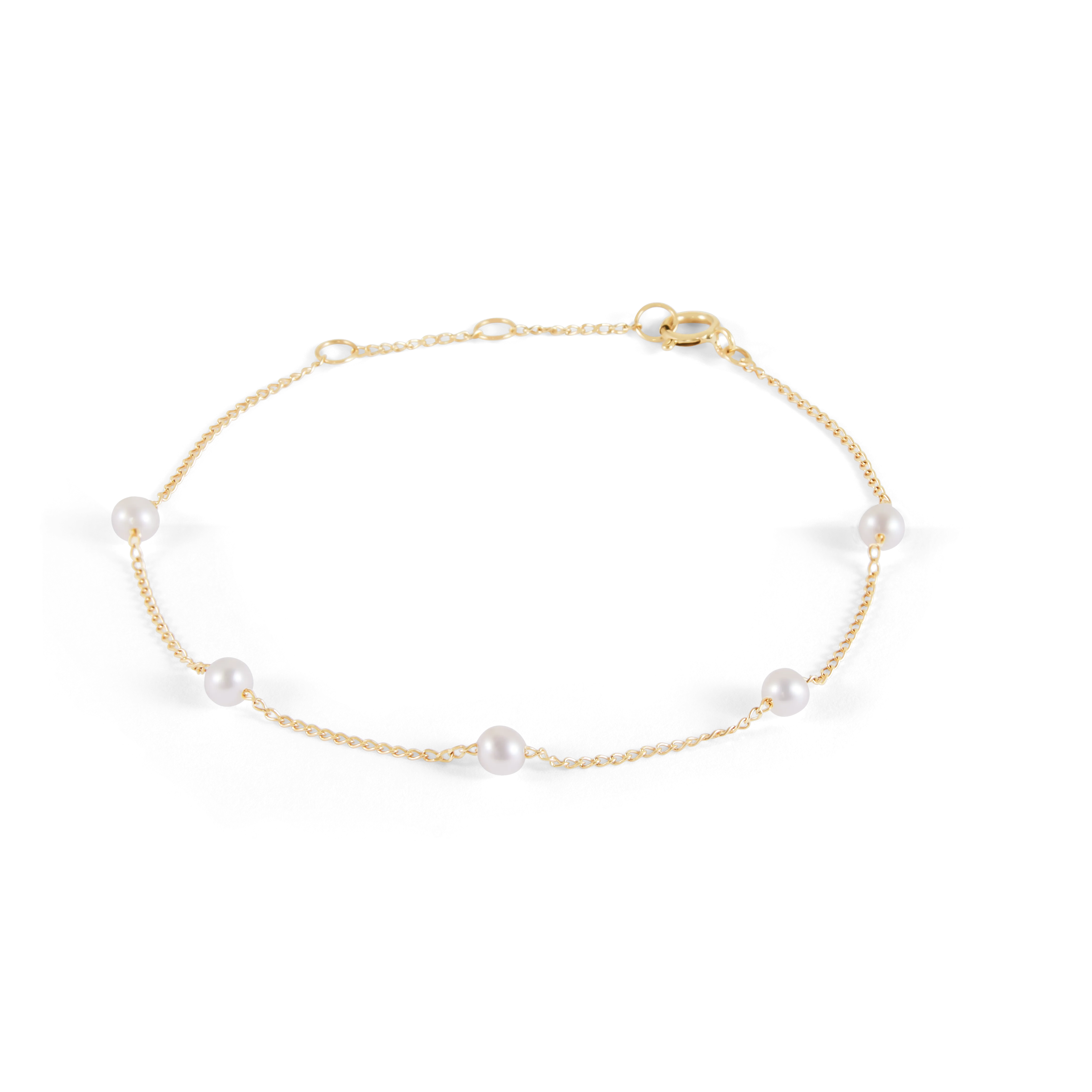 Ivory Bracelet - Solid Gold