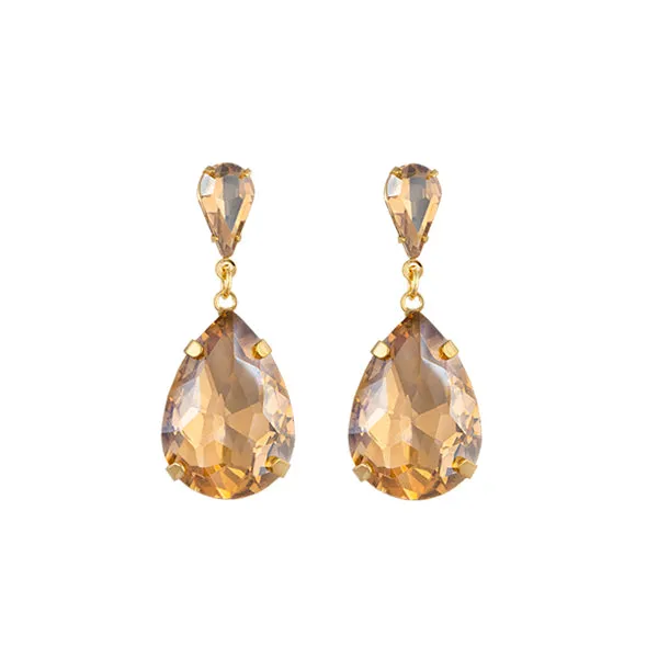 Jemima Earrings Champange