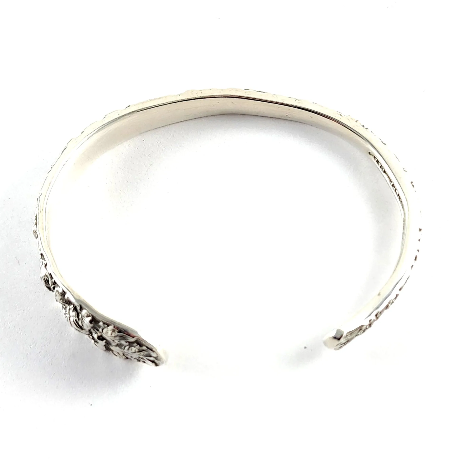 Kirk Stieff Rose Sterling Silver Cuff Bracelet