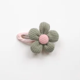 Kit & Kate Grand Fleur Children's Hair Clips - Sage