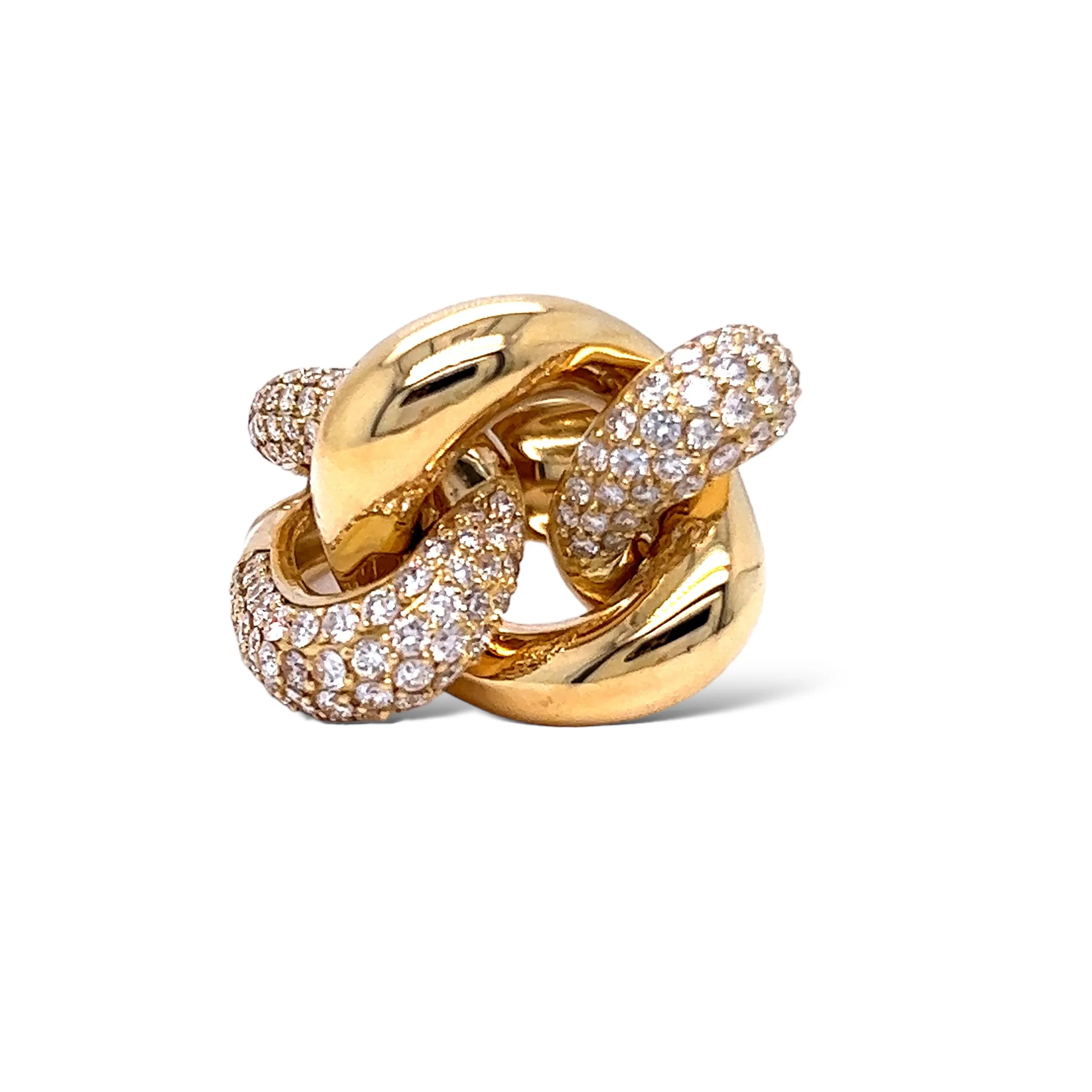 Knot Pave ring