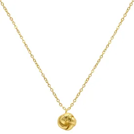 Knot Pendant Necklace gold