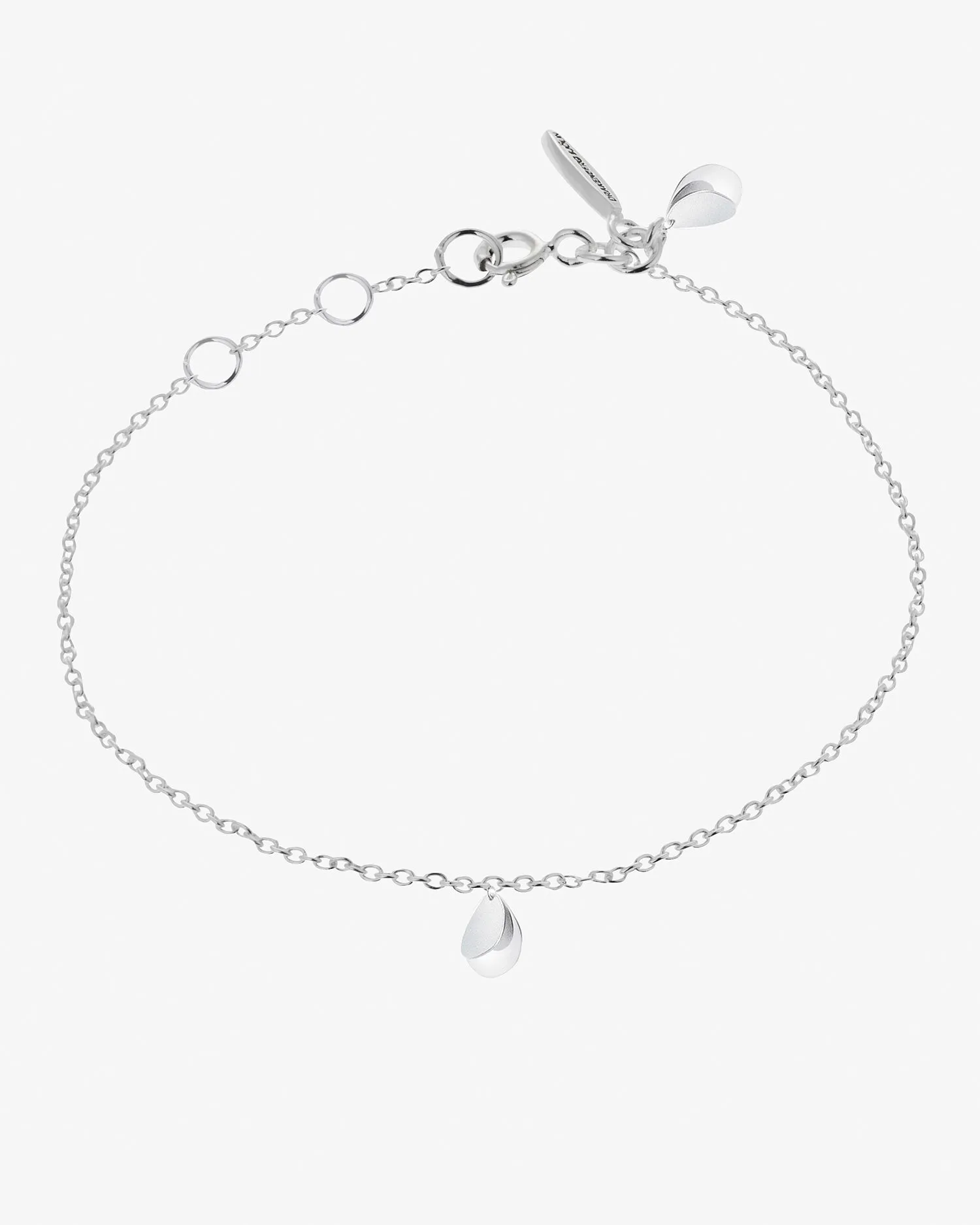 Lakeside drop bracelet silver