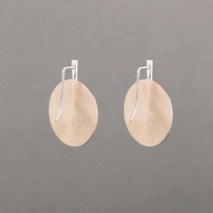 LARGE SATURN EARRINGS