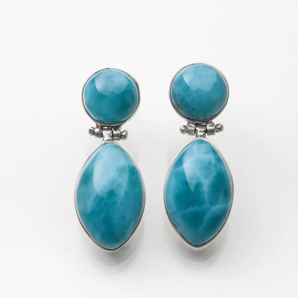 Larimar Drop Earrings Jenny