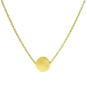 <!--NK171-->circle button necklace