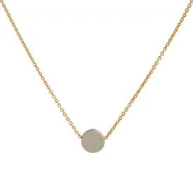 <!--NK171-->circle button necklace