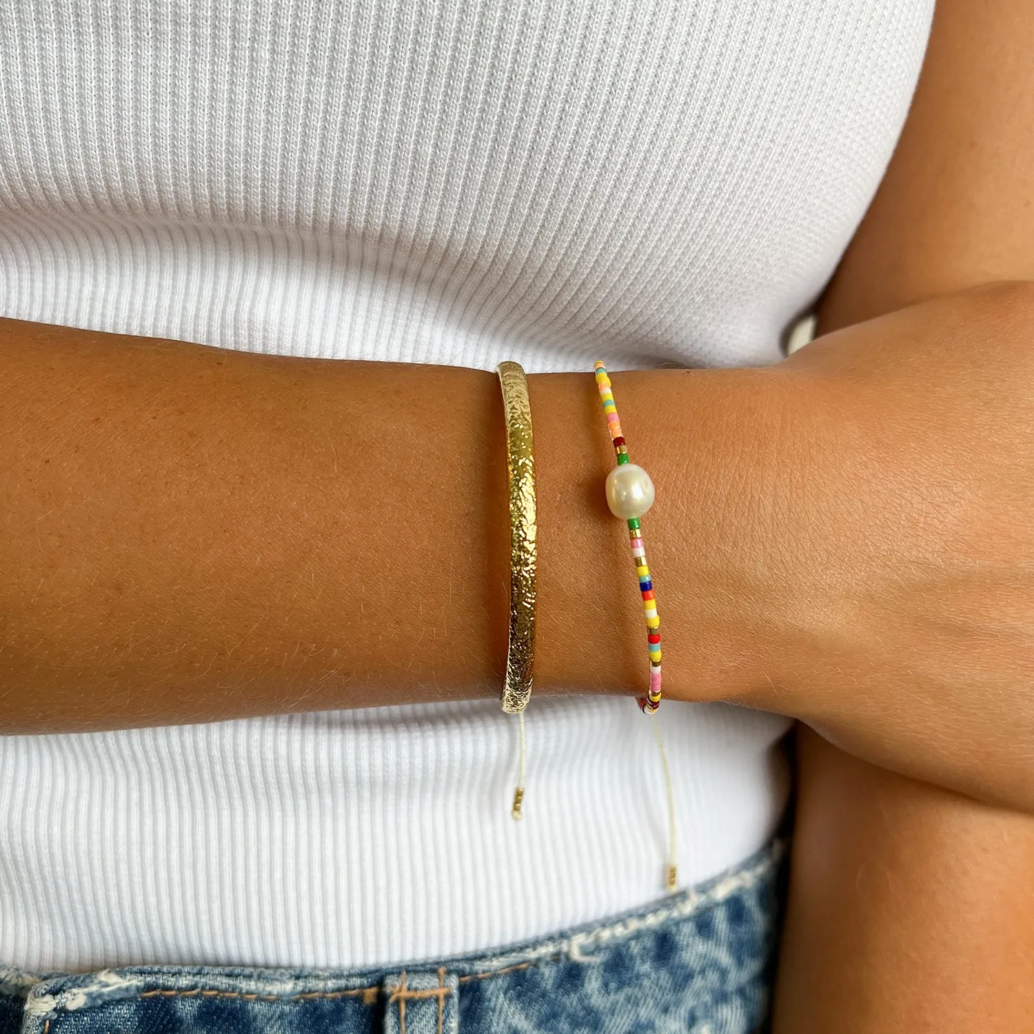 Marley Gold and Pearl Bracelet