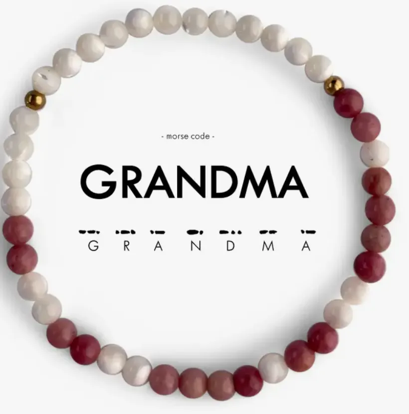 Morse Code Bracelet - GRANDMA