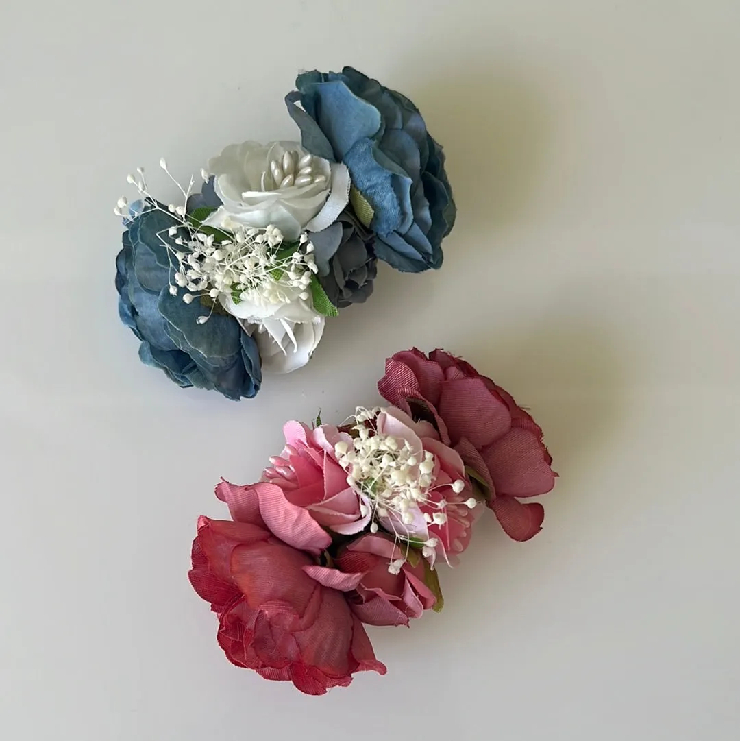 Multi flowers hair clip