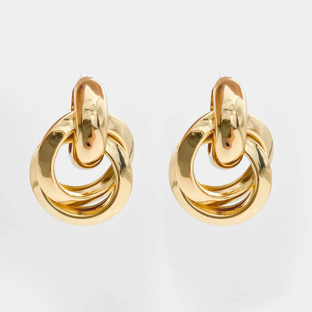 Nadia Knot Knocker Earrings