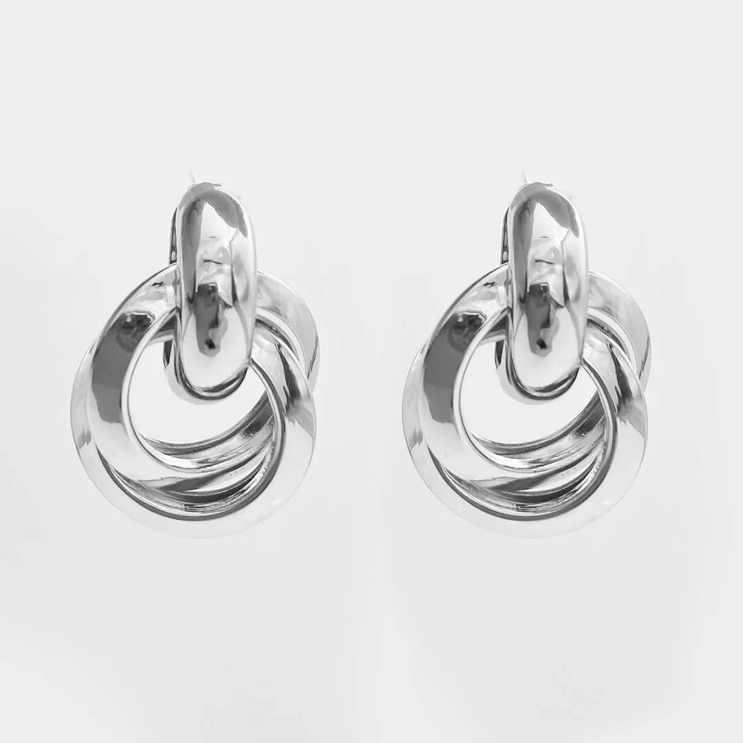 Nadia Knot Knocker Earrings