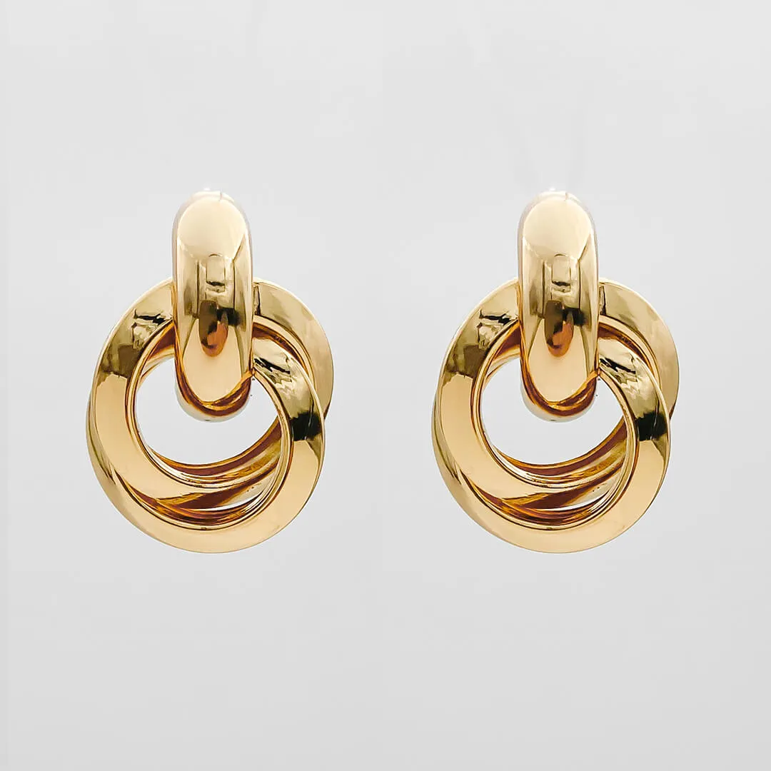 Nadia Knot Knocker Earrings