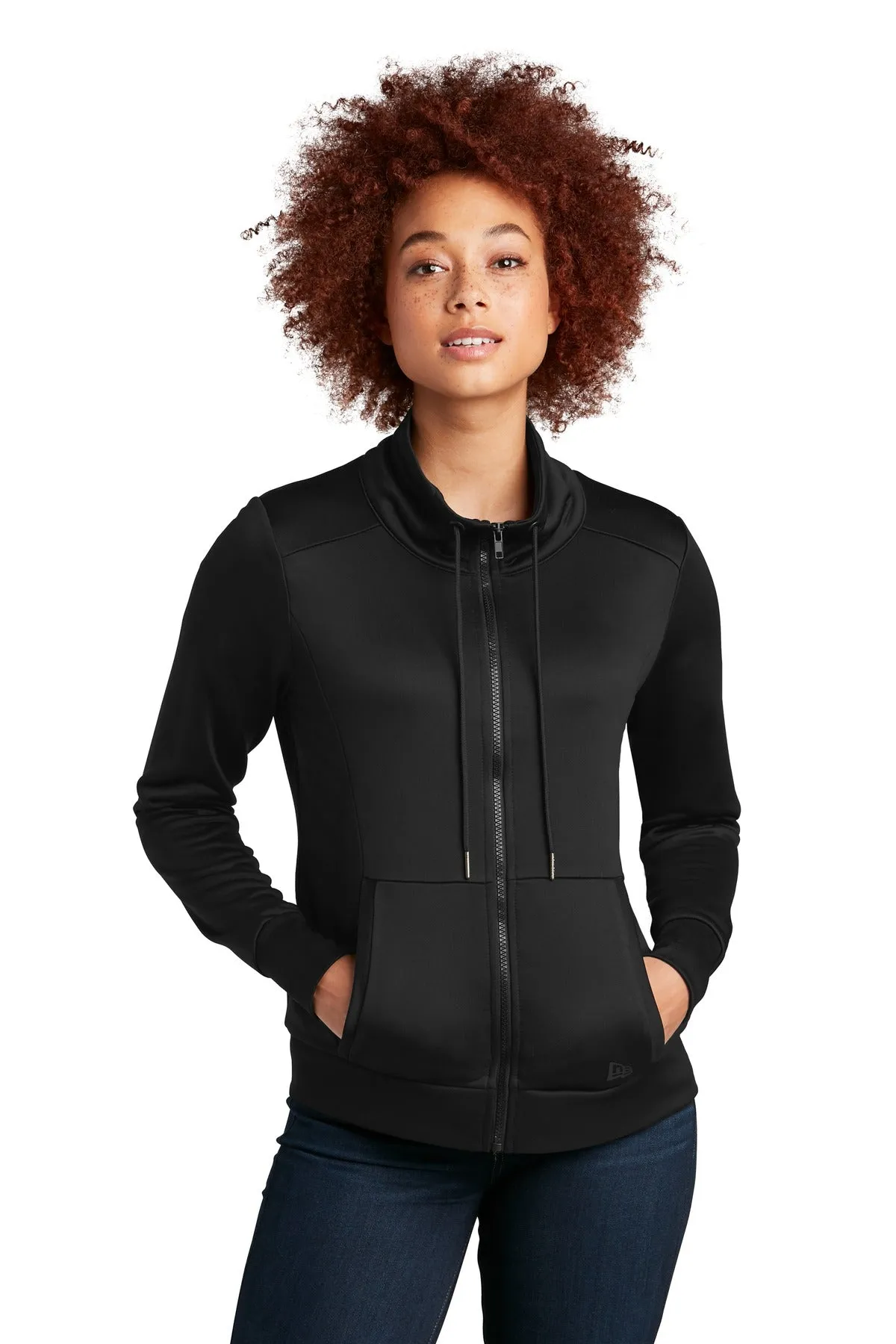 New Era Ladies Performance Terry Full-Zip Cowl LNEA530