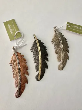 Pave Diamond Feather Pendant