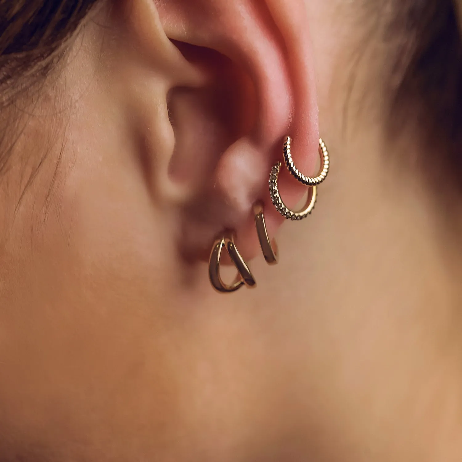 Pave Ear Cuffs