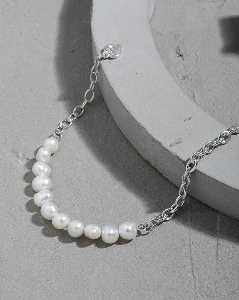 Pearl Beaded Chain Bracelet