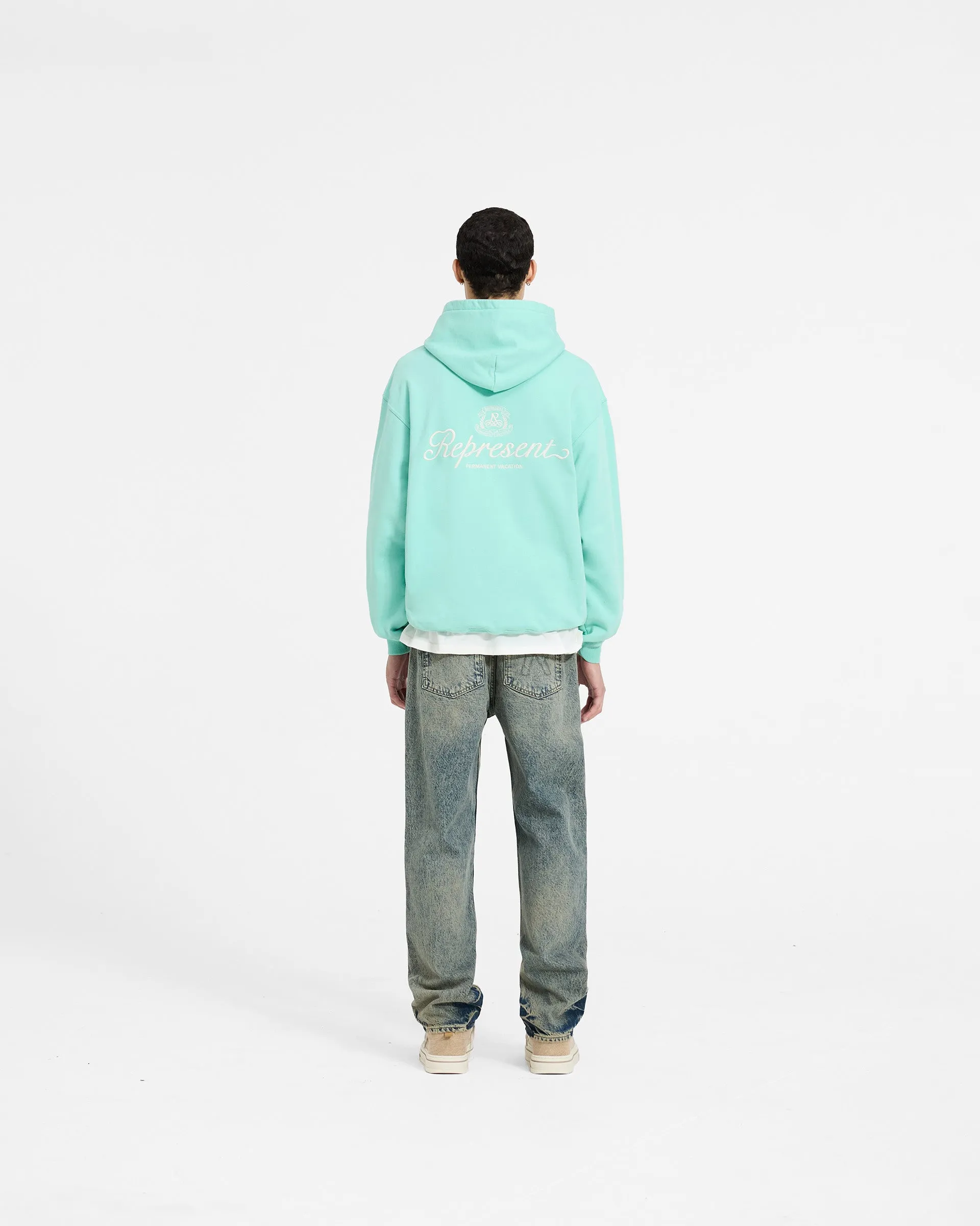 Permanent Vacation Hoodie - Electric Mint