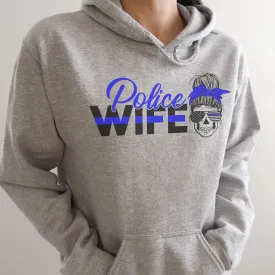 Police Life Messy Bun Hoodie