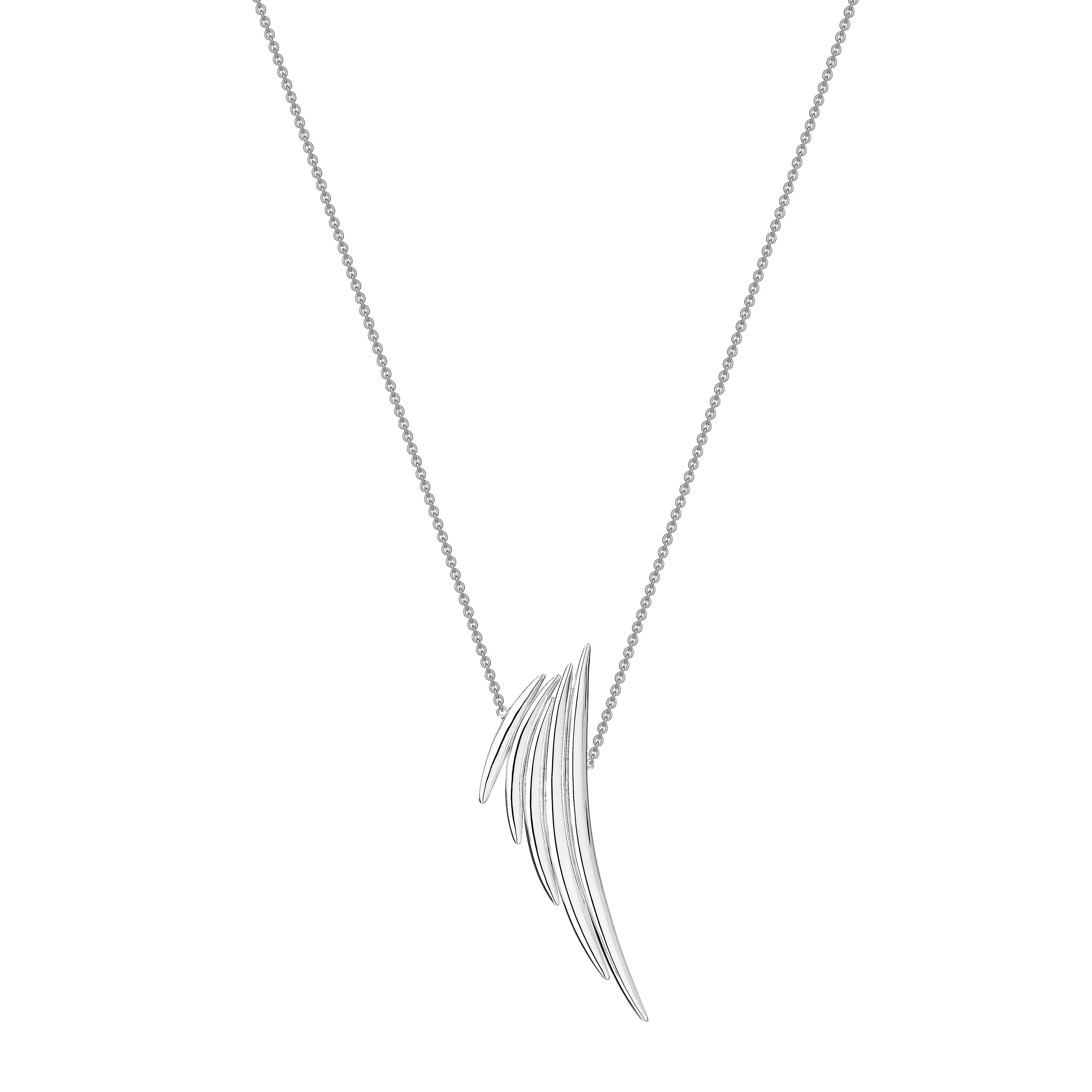 Quill Drop Pendant - Silver