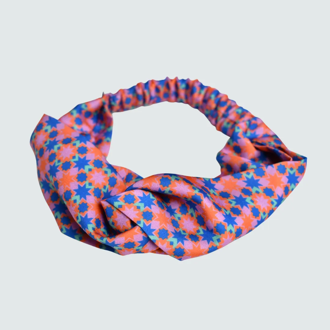 Ribeira Print Twist Knot Headband