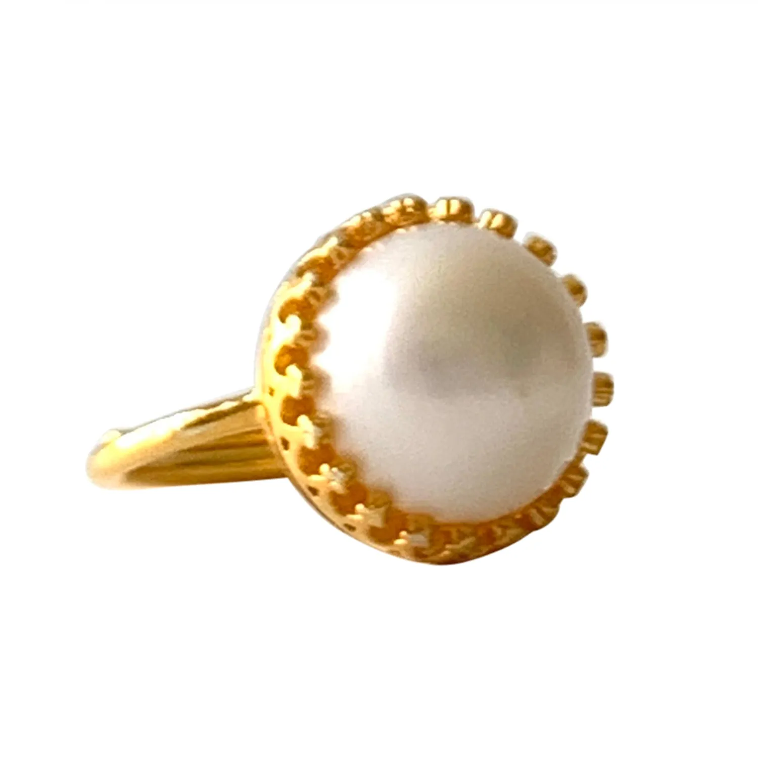 RING SOLEIL PEARL