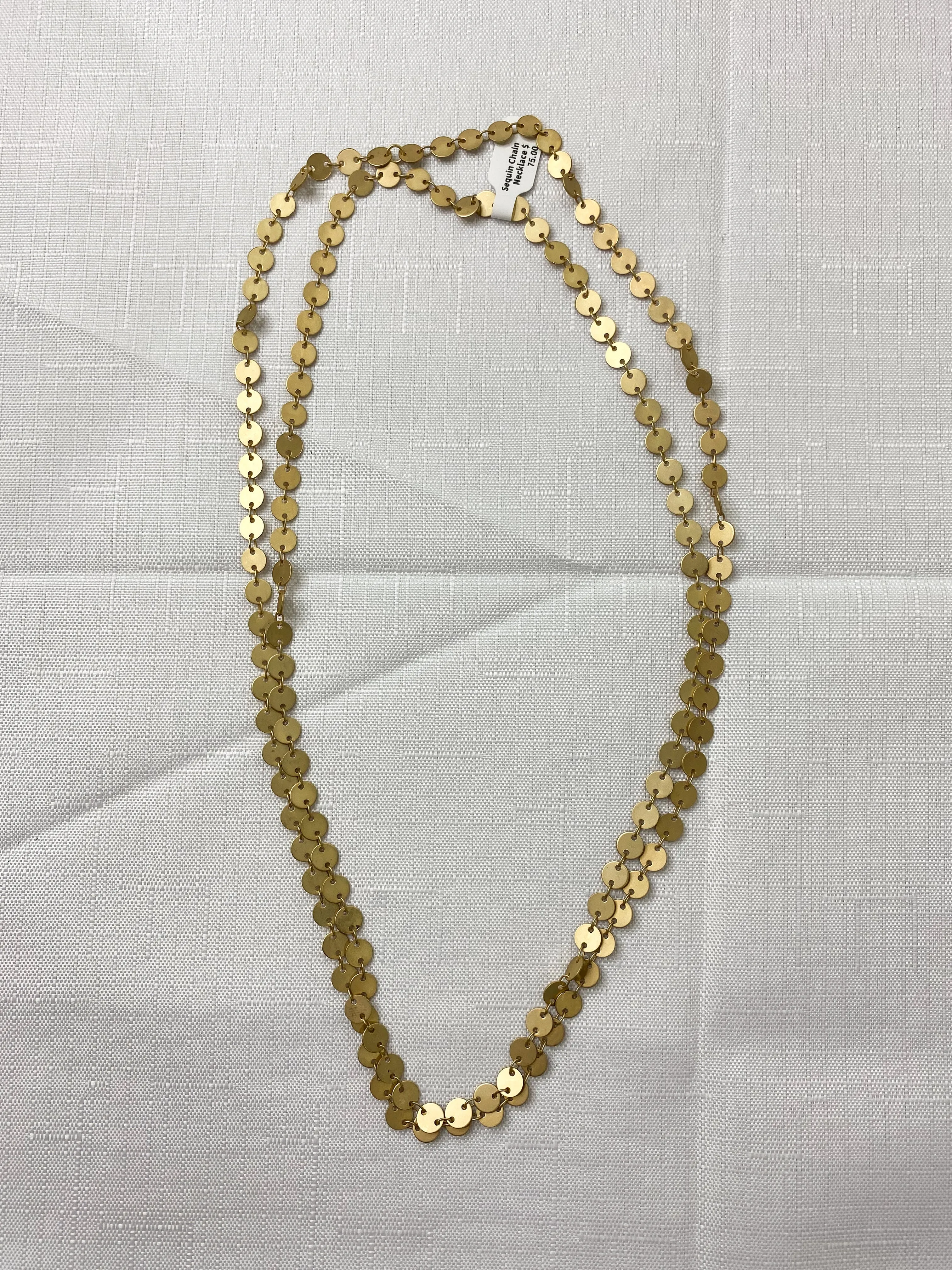 Sequin Chain Necklace