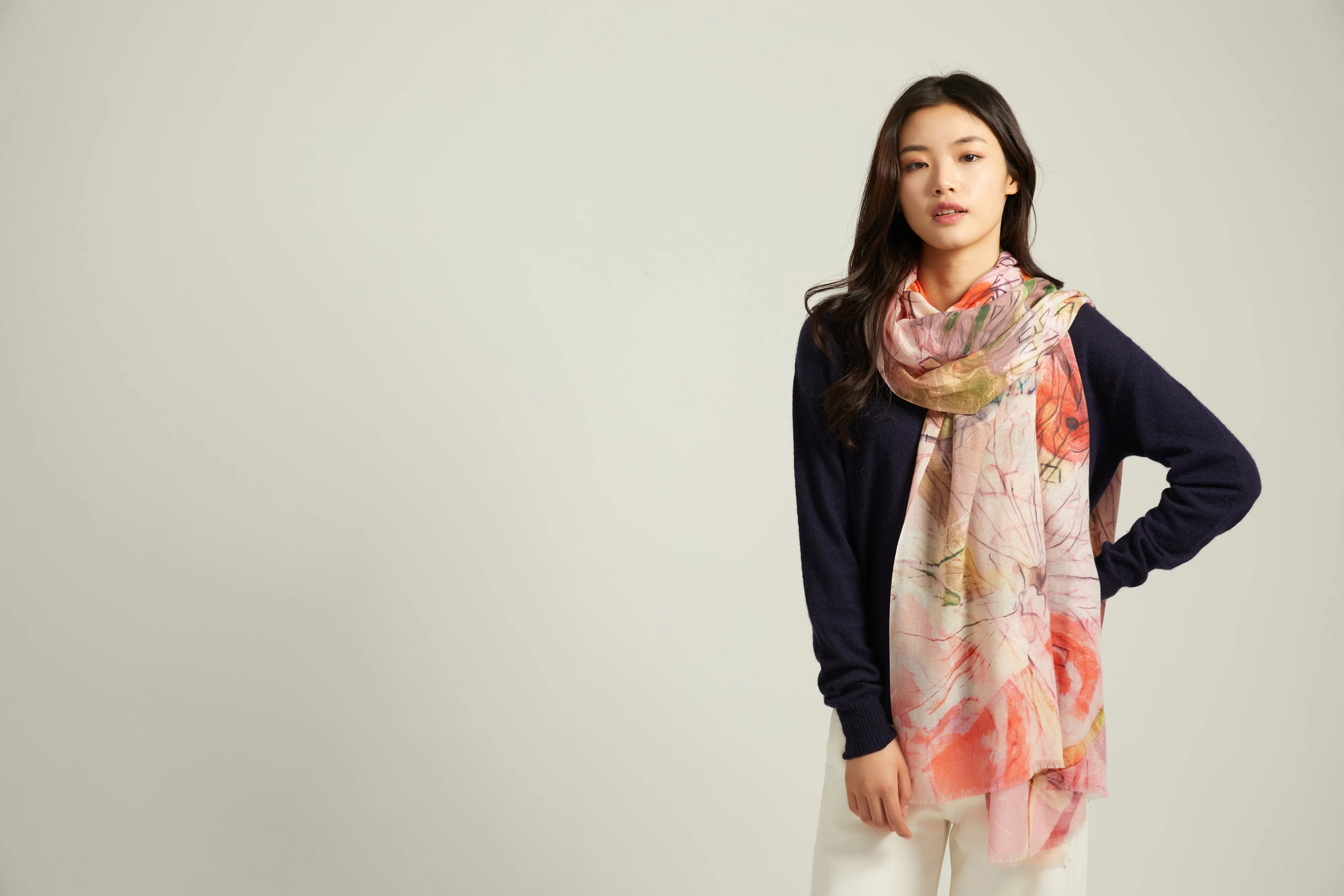 SHOKAY x VINCENT LI | Blossom Scarf