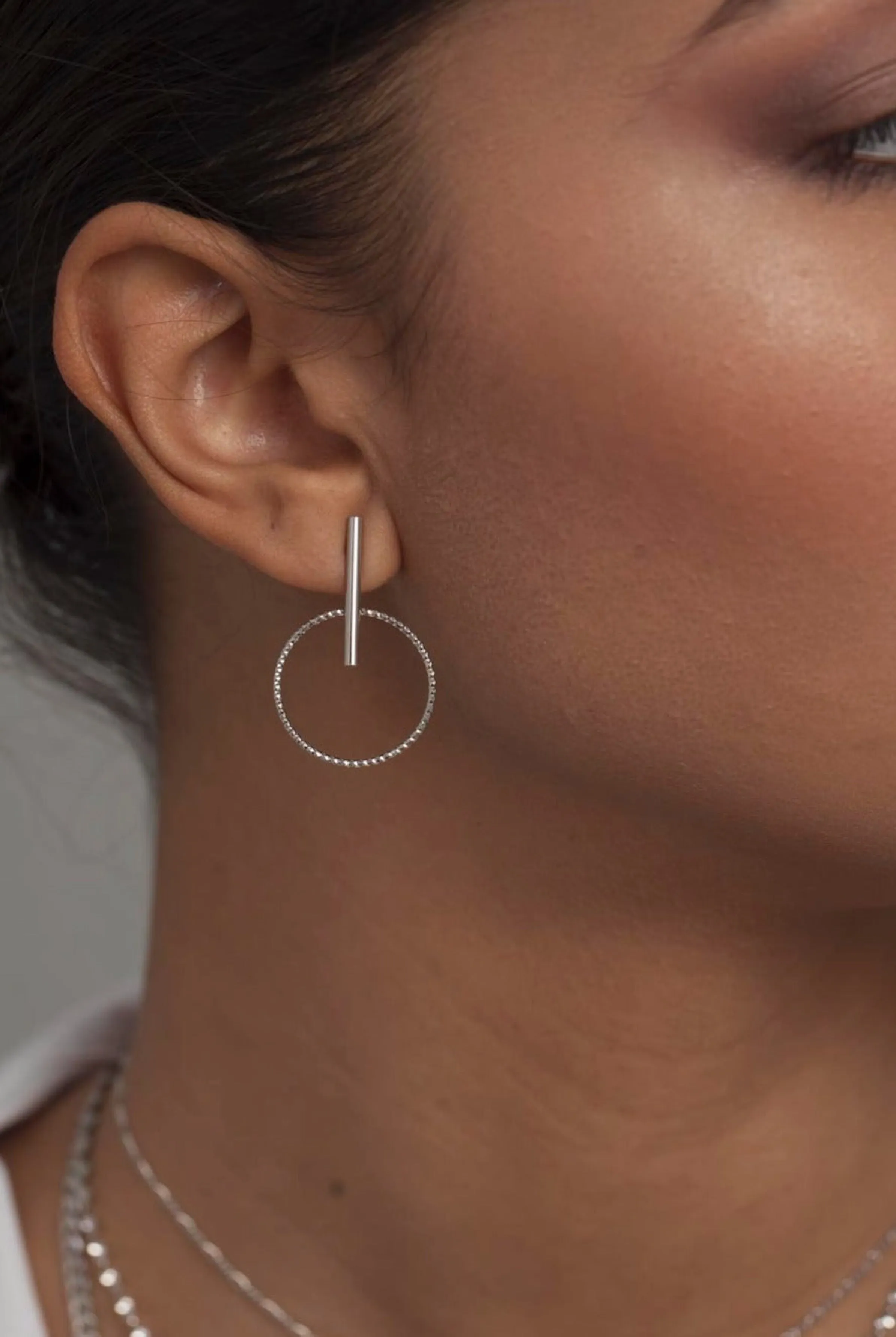 Silver Statement Earrings