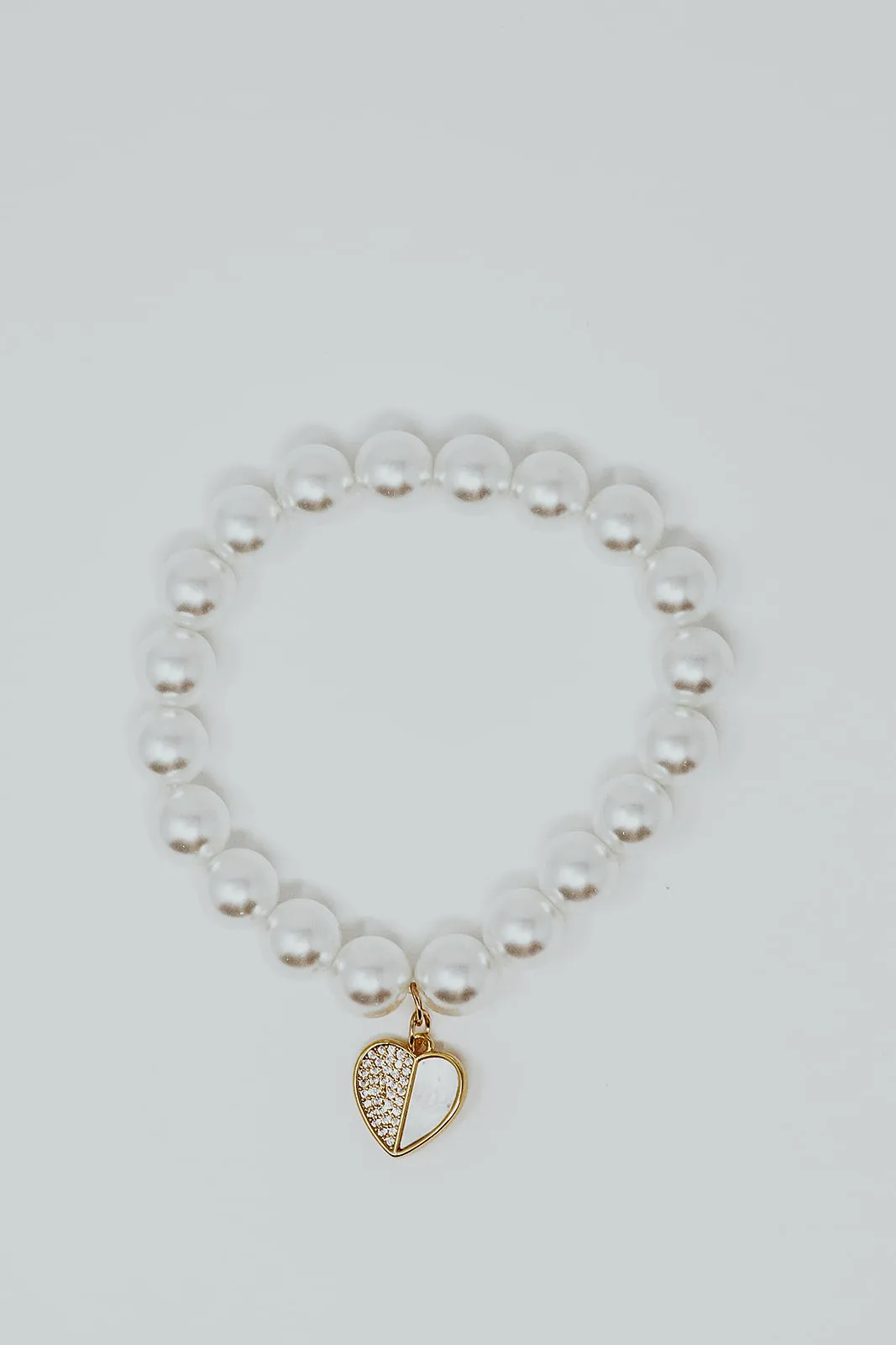 Swanky 5 Piece Pearl Bracelet Stack