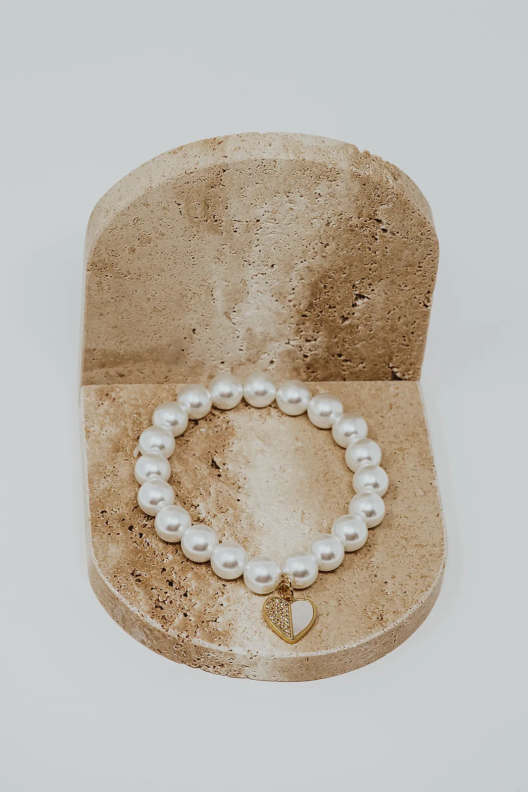 Swanky 5 Piece Pearl Bracelet Stack