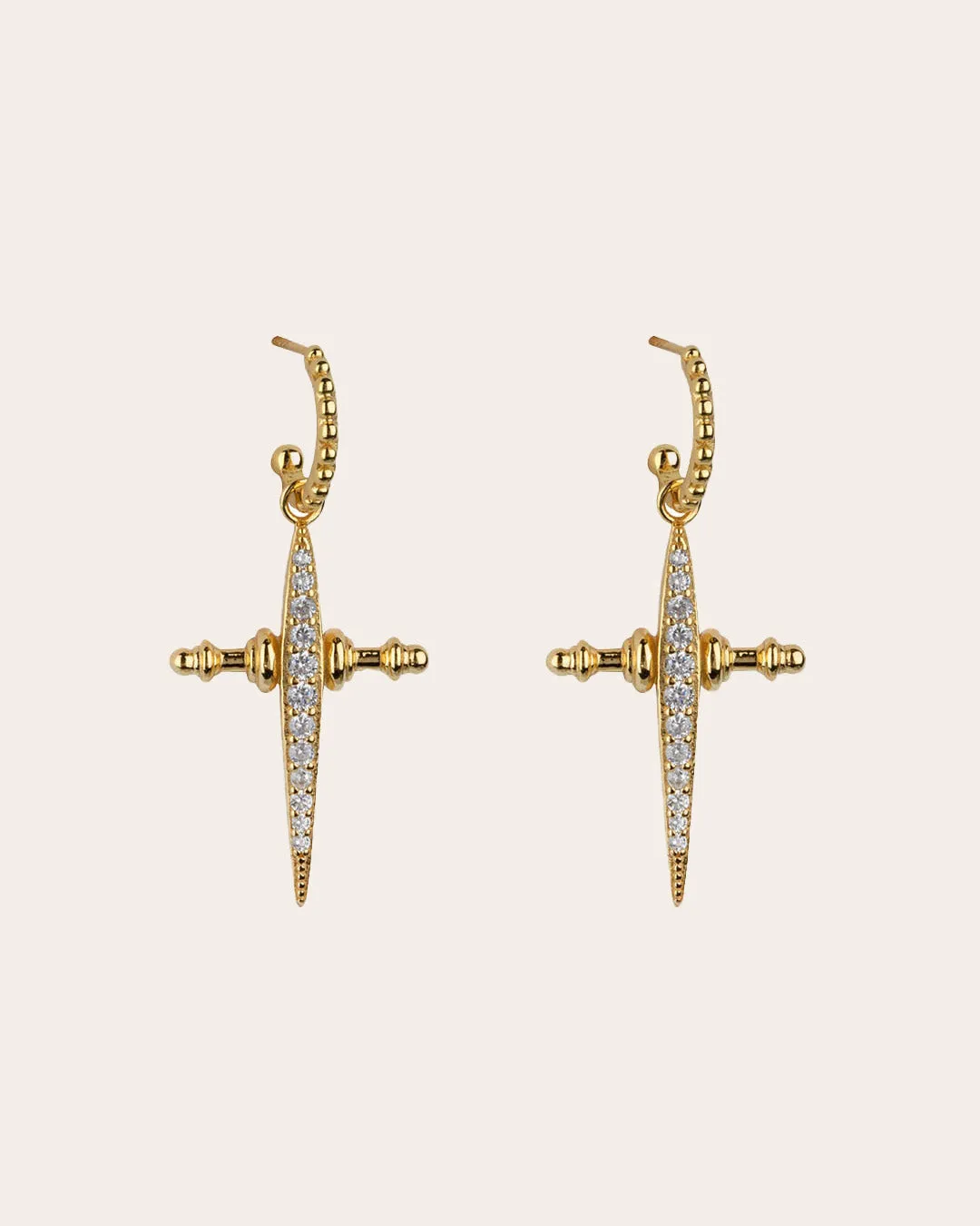 The Beverly earrings - gold plated