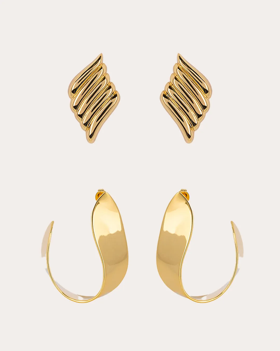 The Celestial Duo set - gold plated