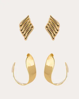 The Celestial Duo set - gold plated