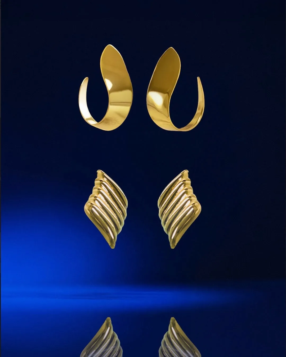 The Celestial Duo set - gold plated