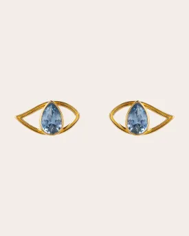 The Evil Eye earrings - gold plated