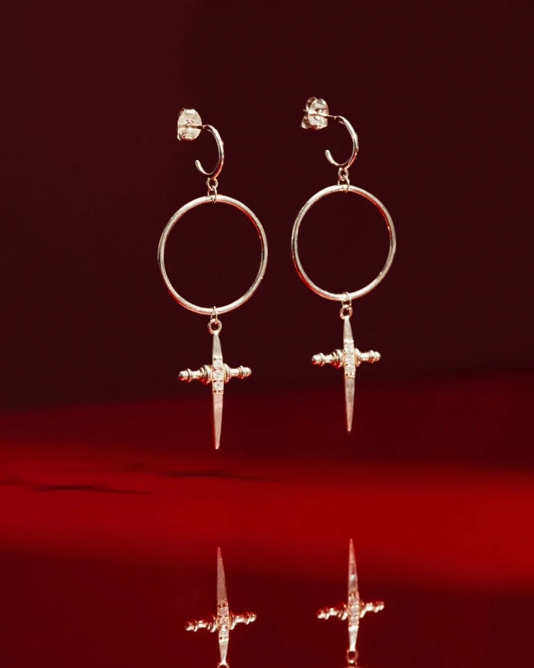 Beautiful Sterling Silver Serene Beverly Earrings