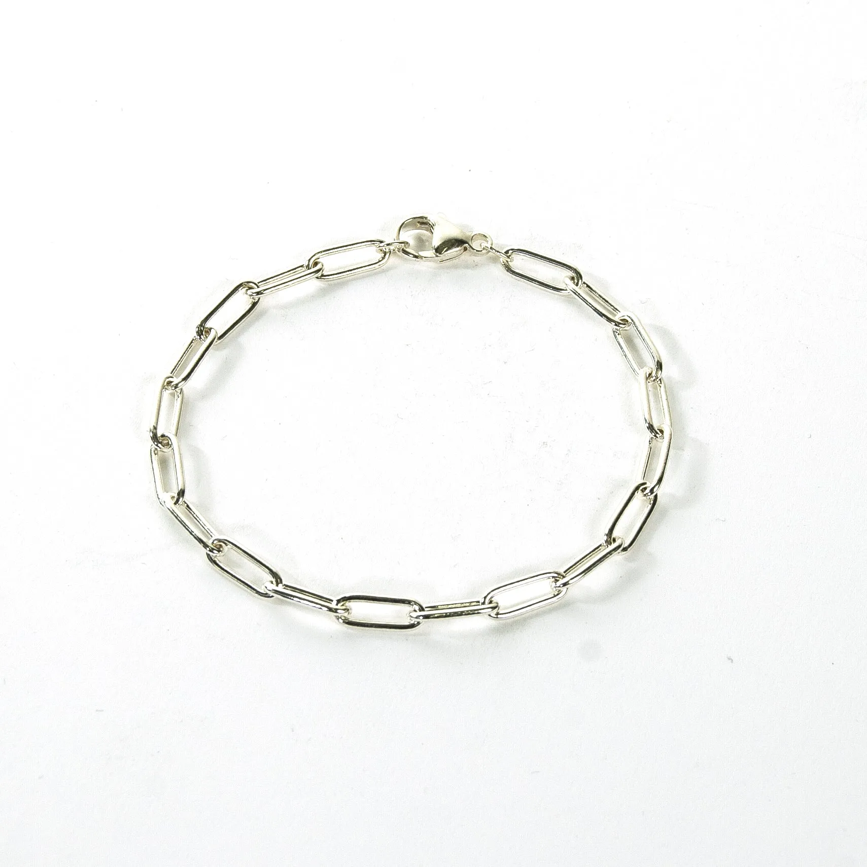 Thin Paperclip Bracelet