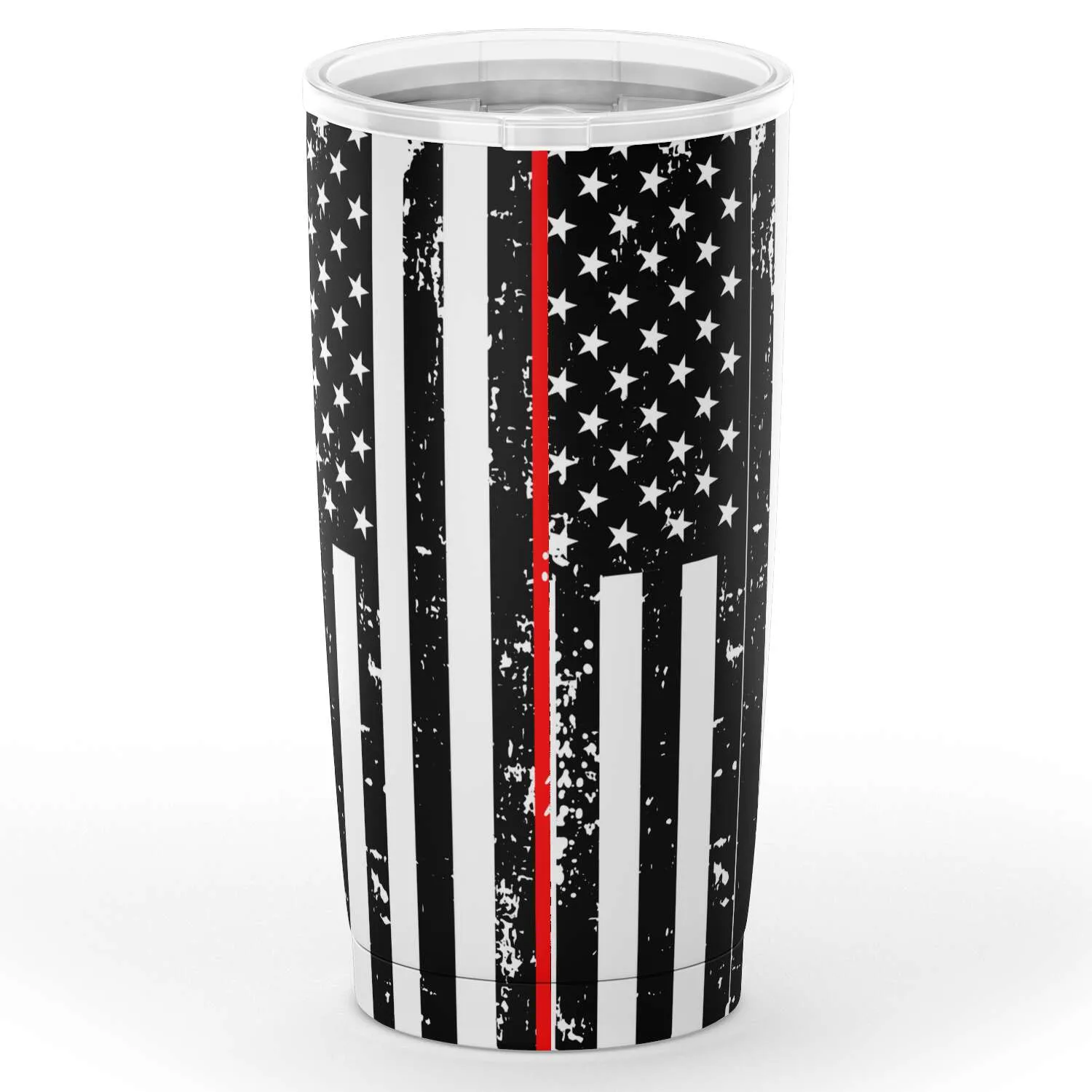 Thin Red Line Firefighter Wife Tumbler