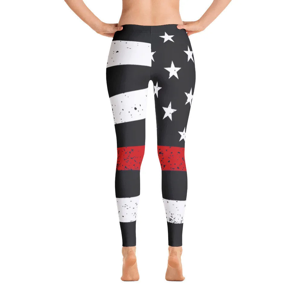 Thin Red Line Leggings