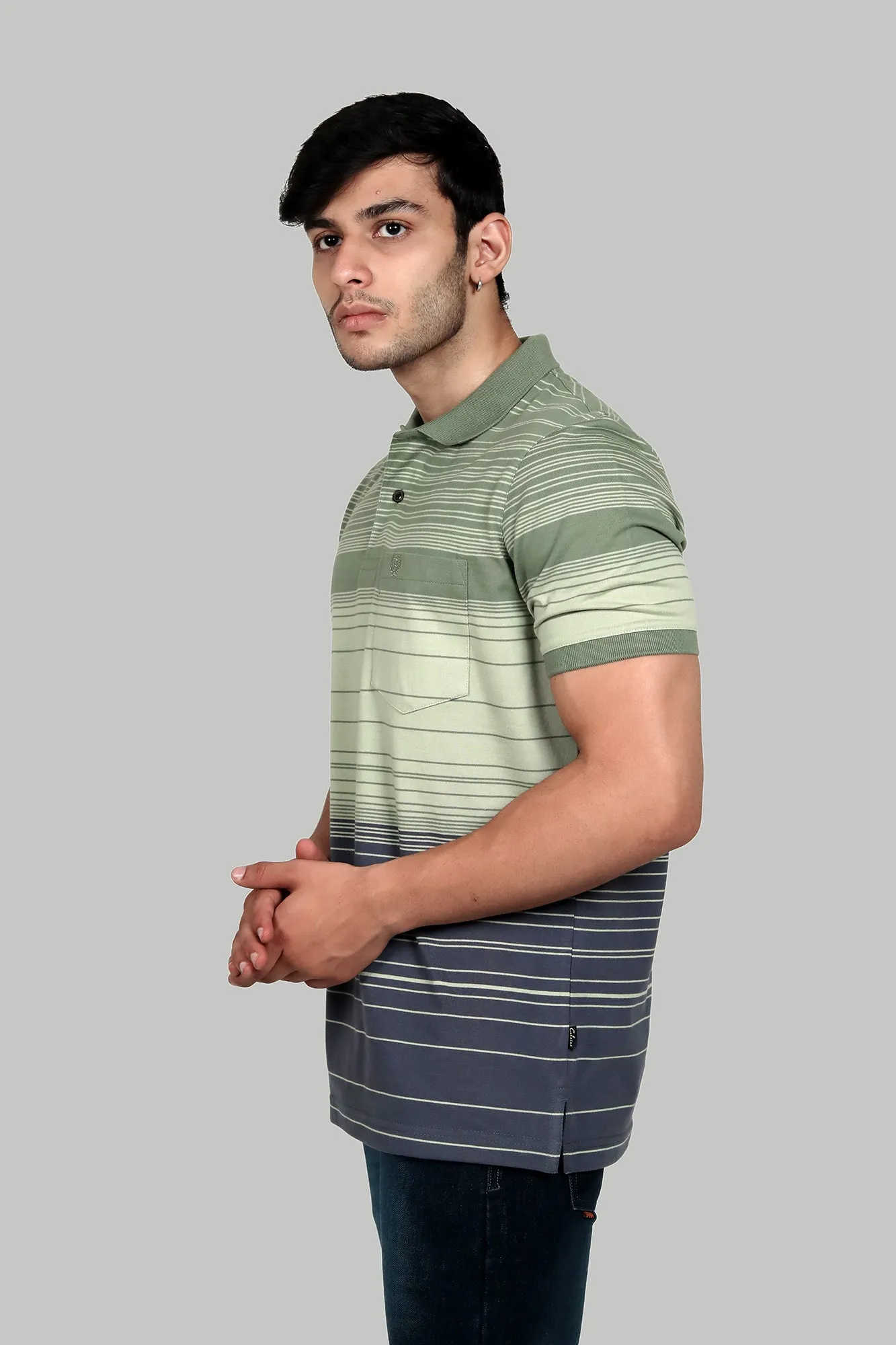 Thin Stripe Polo